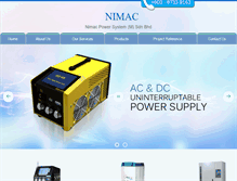 Tablet Screenshot of nimac.com.my